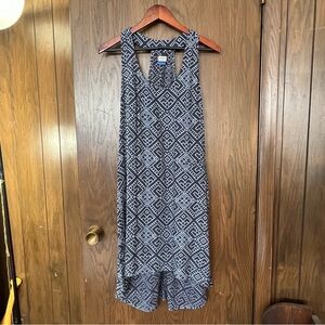 KAVU Women's Jocelyn Tank Dress featuring a geometric print.